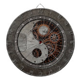 Steampunk Yin Yang Dartbord (Voorkant)