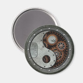 Steampunk Yin Yang Magneet (Voorkant / Achterkant)