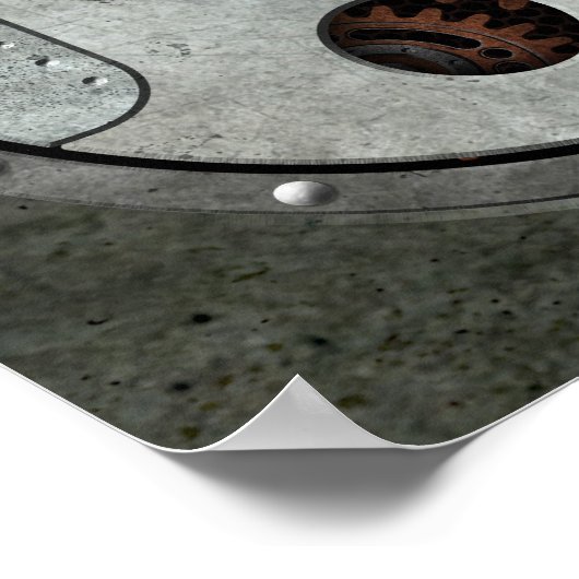 Steampunk Yin Yang Poster (Hoek)