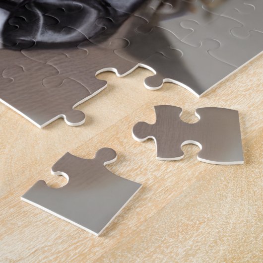 Steampunk Yorkie Jigzaag Puzzle Legpuzzel (Zijkant)