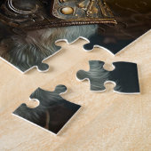 Steampunk Yorkie Puzzel (Zijkant)