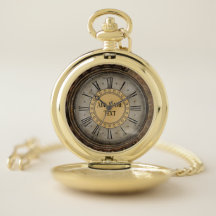 Steampunk zakhorloge gepersonaliseerd Victoriaans 