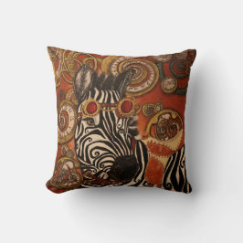 Steampunk Zebra Pillow Kussen
