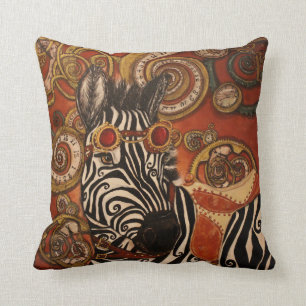 Steampunk Zebra Pillow Kussen