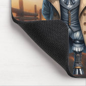 Steampunk Zebu Mousepad Muismat (Hoek)