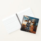 Steampunk Zebu Notitieboek (Binnen)