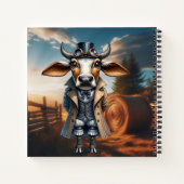 Steampunk Zebu Notitieboek (Achterkant)