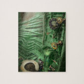 Steampunk - zeemacht - buizen - het hoofd legpuzzel (Verticaal)