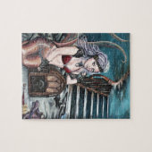 steampunk zeemeermin waar je me achterliet legpuzzel (Horizontaal)