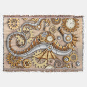 Steampunk Zeepaardje Vintage Surrealistisch Deken (Voorkant)