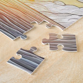 STEAMPUNK ZEILSCHIP SUNSET LEGPUZZEL (Zijkant)