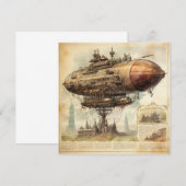 Steampunk Zeppelin (10) (Voorkant / Achterkant)