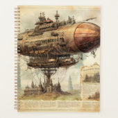  Steampunk Zeppelin (10) Planner (Voorkant)