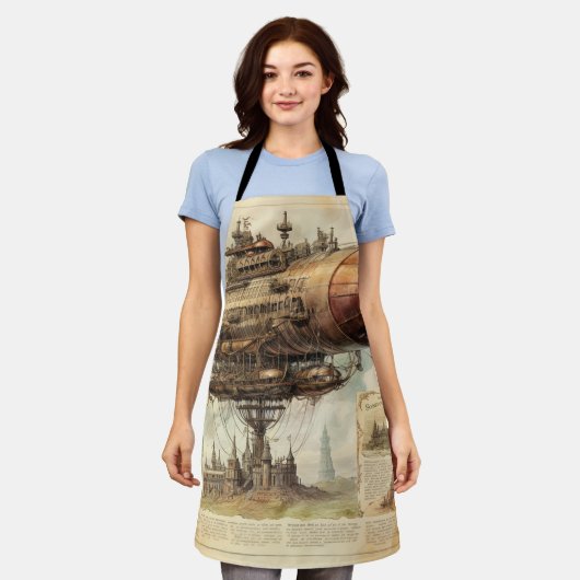  Steampunk Zeppelin (10) Schort (Gedragen)
