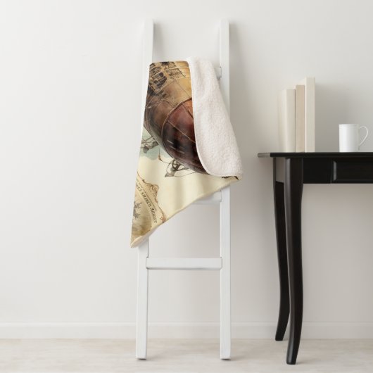  Steampunk Zeppelin (10) Sherpa Deken (In situ)