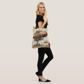  Steampunk Zeppelin (10) Tote Bag (Op model)
