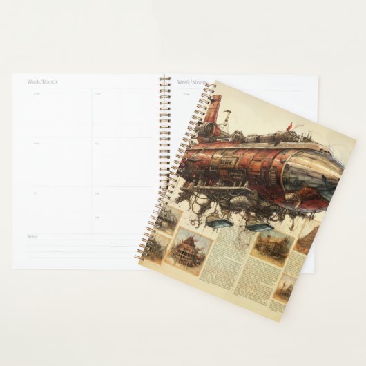Steampunk Zeppelin (11) Planner (Display)
