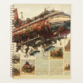 Steampunk Zeppelin (11) Planner (Voorkant)