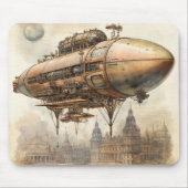 Steampunk Zeppelin (12) Muismat (Voorkant)