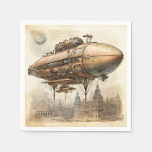  Steampunk Zeppelin (12) Servet
