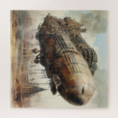  Steampunk Zeppelin (2) Legpuzzel (Horizontaal)