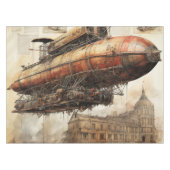 Steampunk Zeppelin (3) Tafelkleed (Voorkant (Horizontaal))