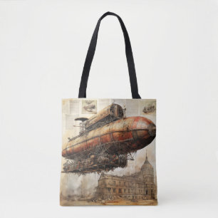  Steampunk Zeppelin (3) Tote Bag