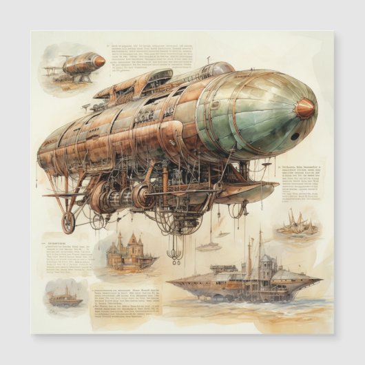 Steampunk Zeppelin (4) (Voorkant)