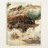 Steampunk Zeppelin (4) Planner (Voorkant)