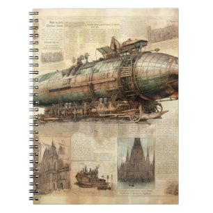 Steampunk Zeppelin (5) Notitieboek