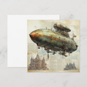 Steampunk Zeppelin (7) (Voorkant / Achterkant)