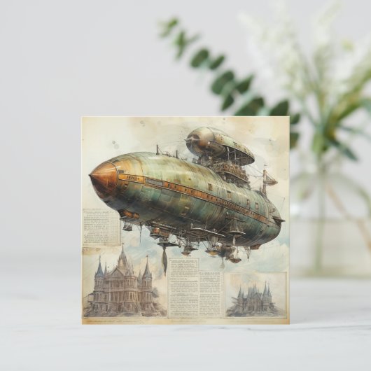 Steampunk Zeppelin (7) (Staand voorkant)