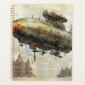  Steampunk Zeppelin (7) Planner (Voorkant)