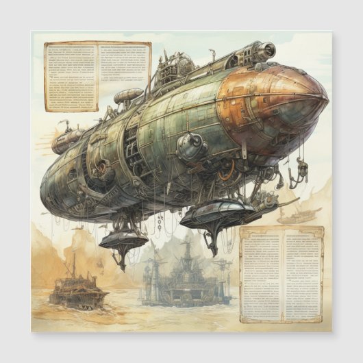  Steampunk Zeppelin (8) (Voorkant)