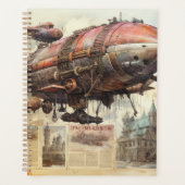 Steampunk Zeppelin (9) Planner (Voorkant)