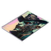 Steampunk Zombie Cowboy Notitieboek (Linkerzijde)