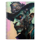 Steampunk Zombie Cowboy Notitieboek (Voorkant)