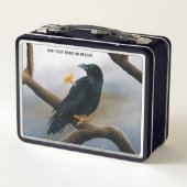 Steampunk Zwarze Raaf Opwindsleutel Mechanisch (Achterkant)