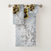 Steampunkhoofd met manometer bad handdoek (Insitu)