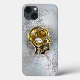 Steampunkhoofd met manometer Case-Mate iPhone case