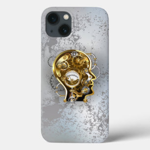 Steampunkhoofd met manometer Case-Mate iPhone case