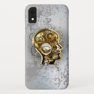 Steampunkhoofd met manometer Case-Mate iPhone case