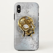Steampunkhoofd met manometer Case-Mate iPhone case (Achterkant)