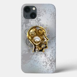 Steampunkhoofd met manometer Case-Mate iPhone case
