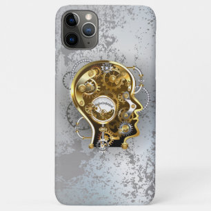 Steampunkhoofd met manometer Case-Mate iPhone case