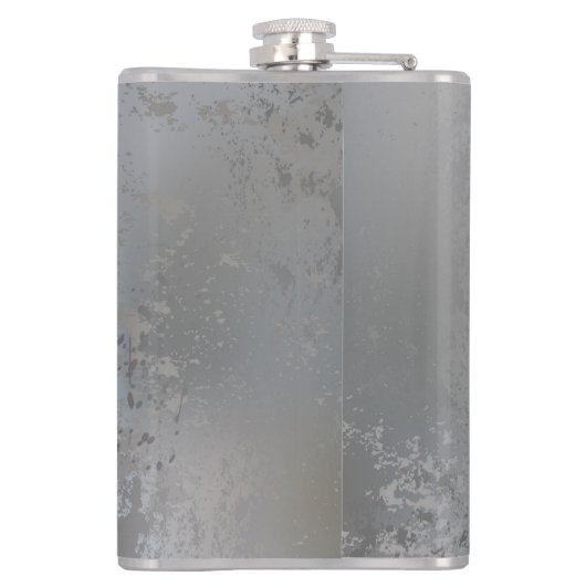 Steampunkhoofd met manometer heupfles (Achterkant)