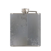 Steampunkhoofd met manometer heupfles (Achterkant)