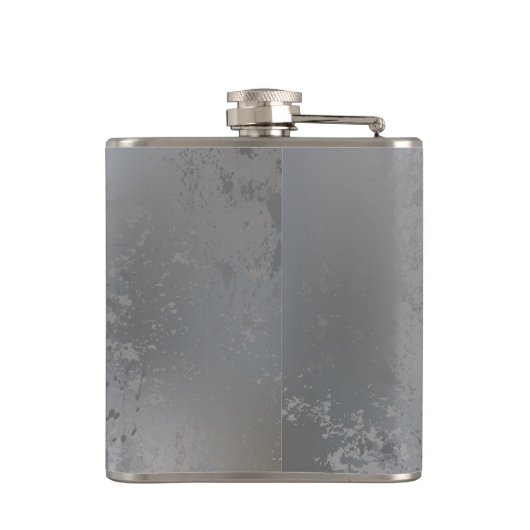 Steampunkhoofd met manometer heupfles (Achterkant)