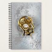 Steampunkhoofd met manometer planner (Voorkant)