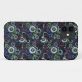 steampunkhorlogeonderdelen - paarse afdruk van Lea Case-Mate iPhone Case (Achterkant (horizontaal))